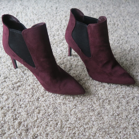 BCBG Getaway Plum Booties - Size 8 - Picture 3 of 6